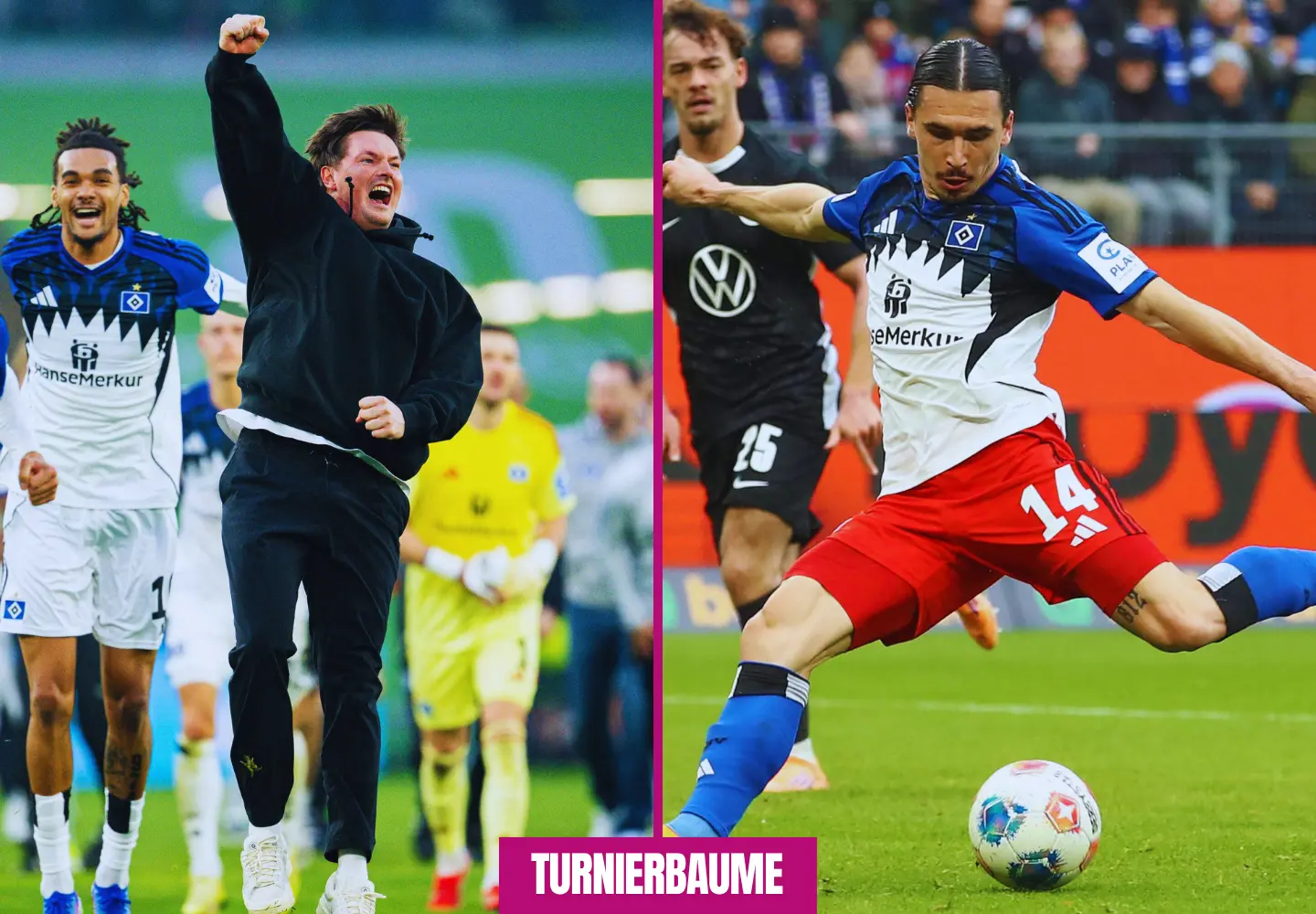 ticker: teilnehmer: hsv gegen vfl wolfsburg