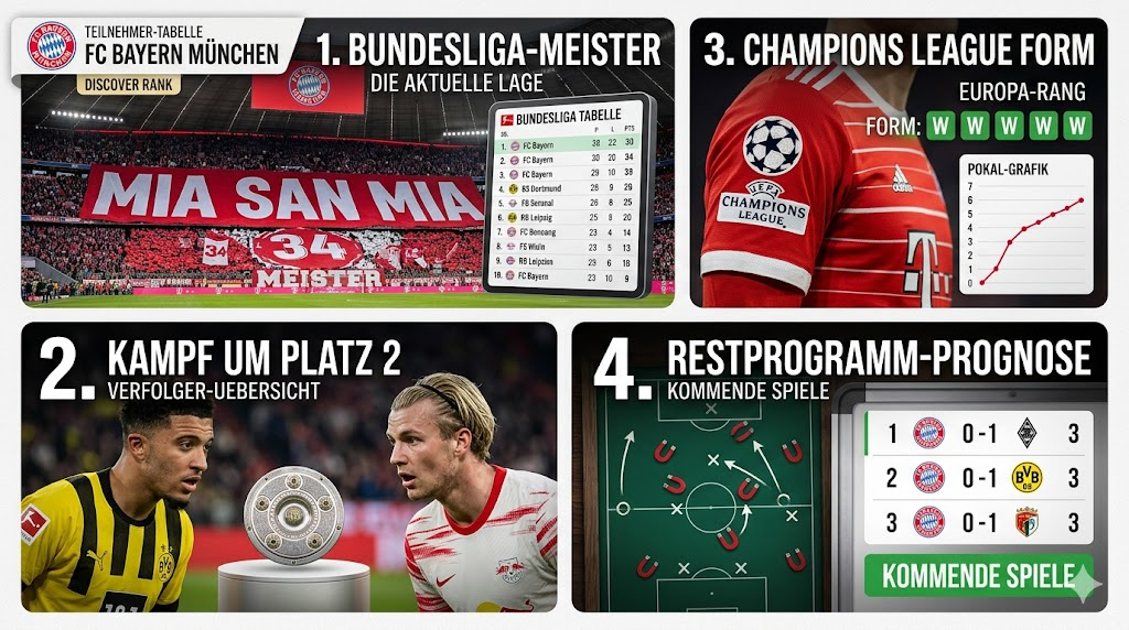 teilnehmer: fc bayern münchen tabelle