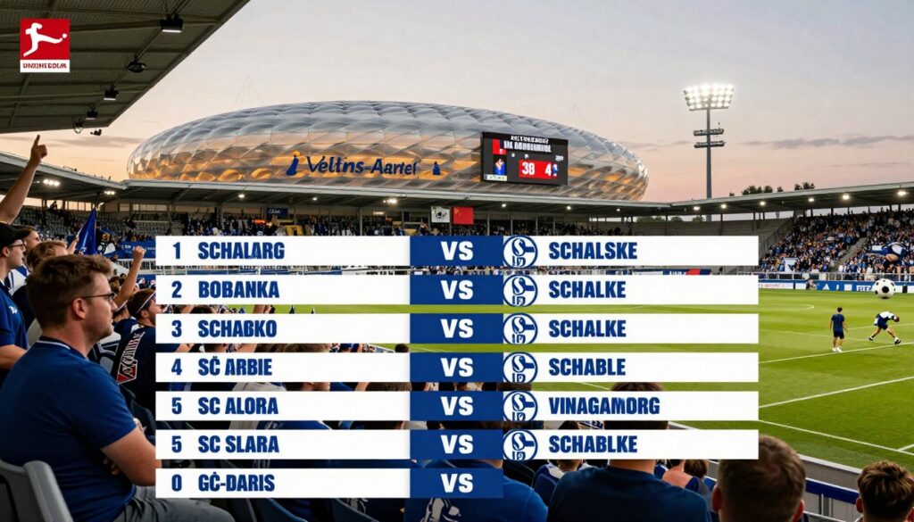 Schalke 04 Spielplan und Bundesliga Herausforderungen Schalke 04 Spielplan und Bundesliga Herausforderungen