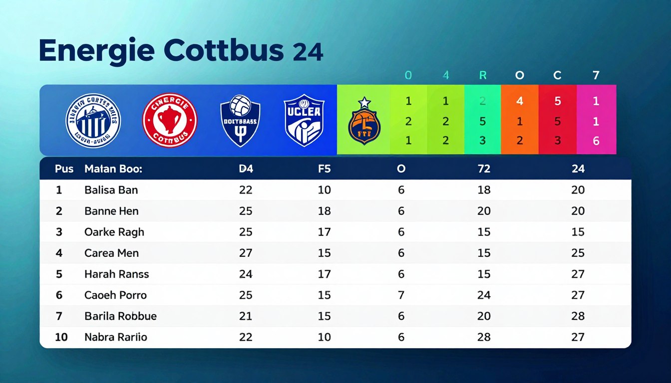 teilnehmer: energie cottbus tabelle
